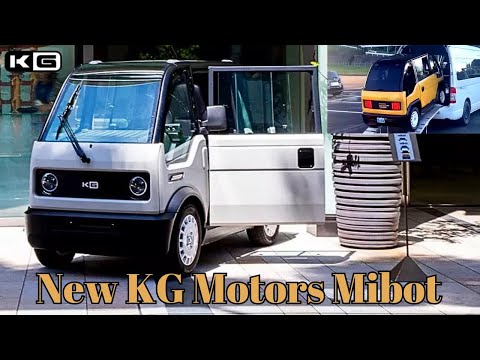 This EV Fits In The Back Of A Van | A Pint-Sized Japanese EV Priced Under $7,000 | KG Motors Mibot